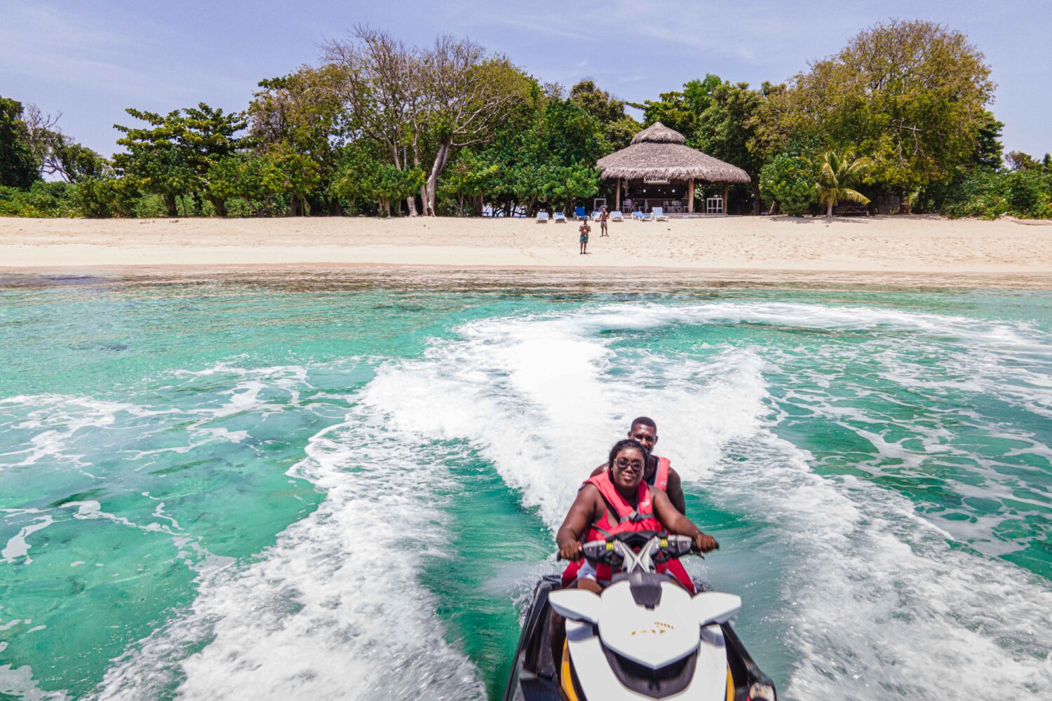 Jet-ski - excursion with - Safe Trips Haiti - on the Caribbean Sea