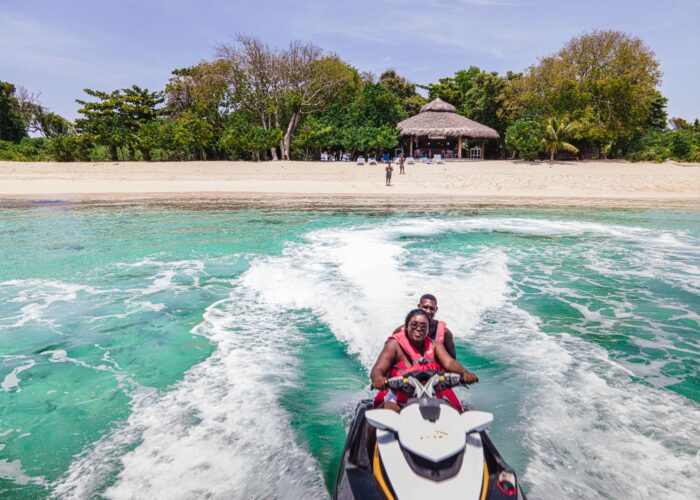 Jet-ski - excursion with - Safe Trips Haiti - on the Caribbean Sea